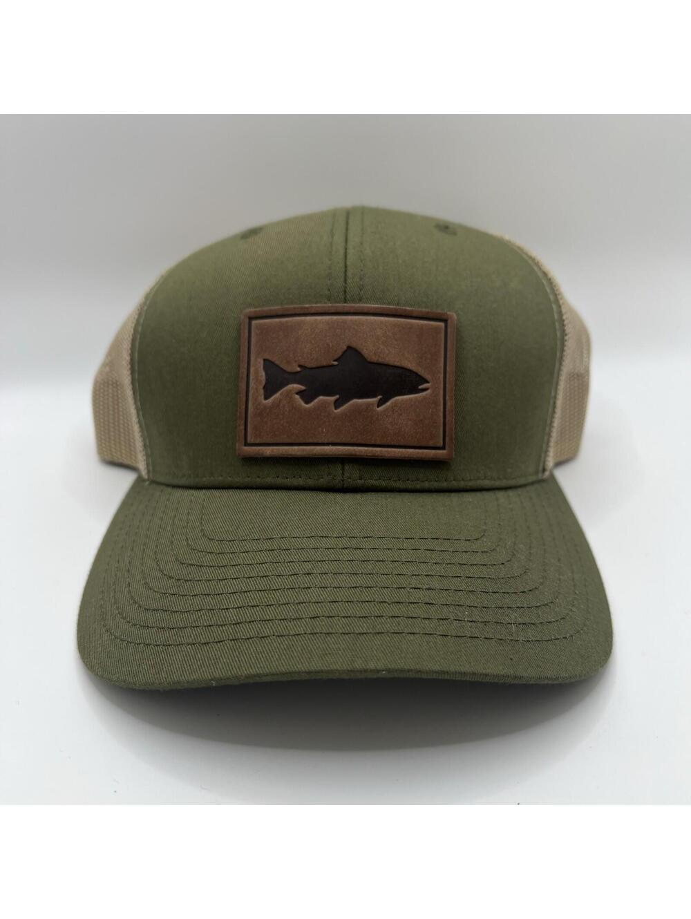 Vintage Fishing Snapback Truckers Hat / Cap Classics YUPOONG Hat Green